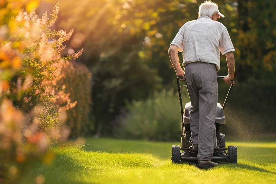 best self propelled battery lawn mower