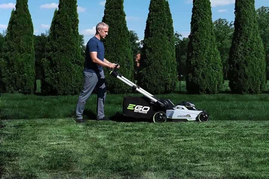 best self propelled battery lawn mower