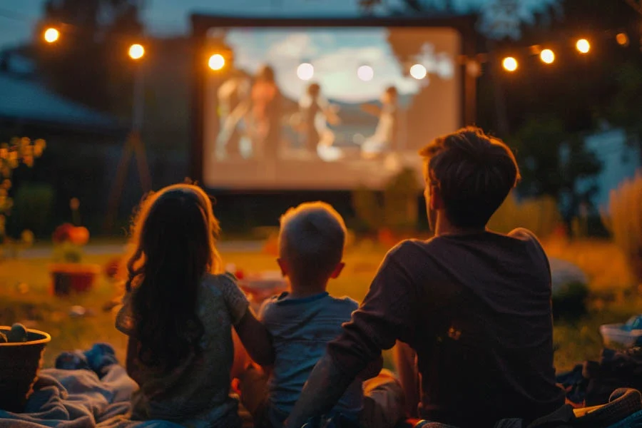 home theater system with projector