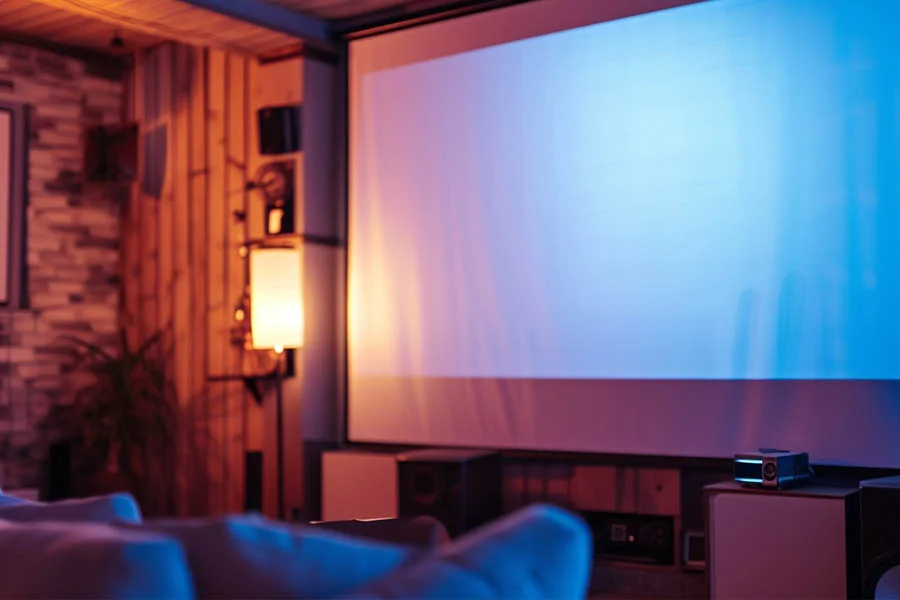 home theater system with projector